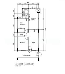 Blk 310 Clementi Avenue 4 (Clementi), HDB 3 Rooms #609189311